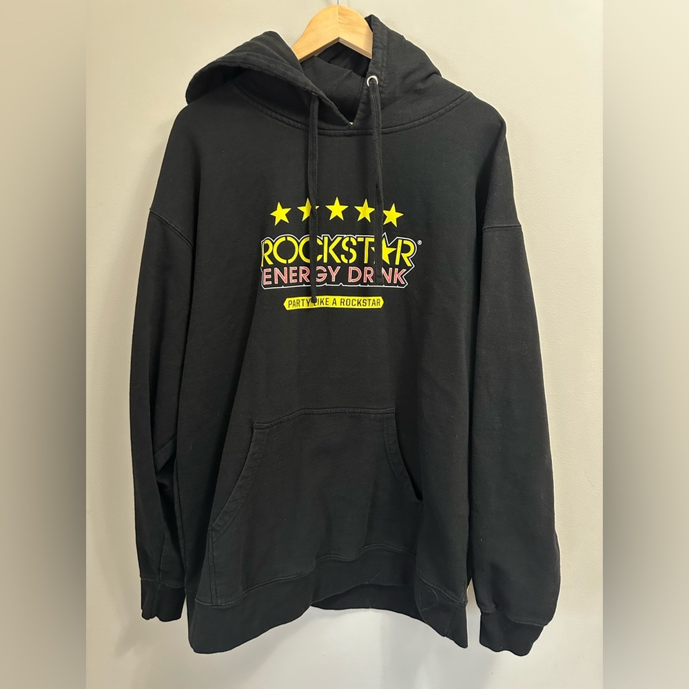 Rockstar Energy Black Hoodie XXL